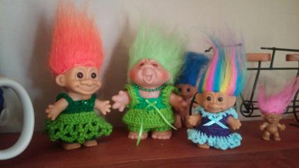 Troll Dolls 2 St Pats and an Easter