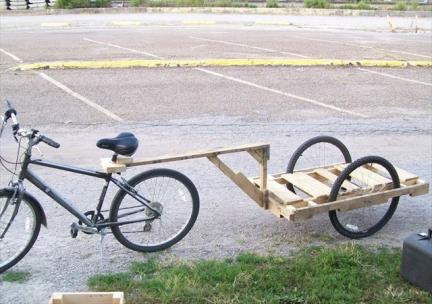 Pallet Bicycle Trailer